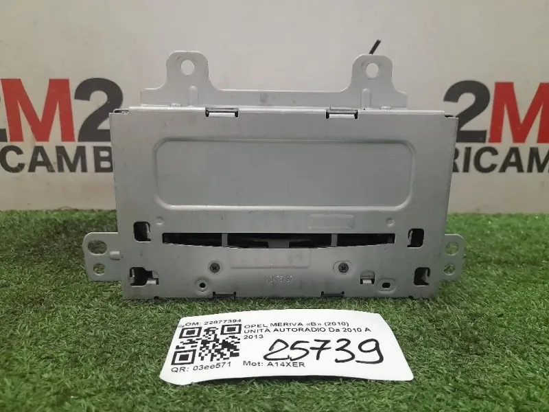 Unità Autoradio 22877394 Opel Meriva B 2010