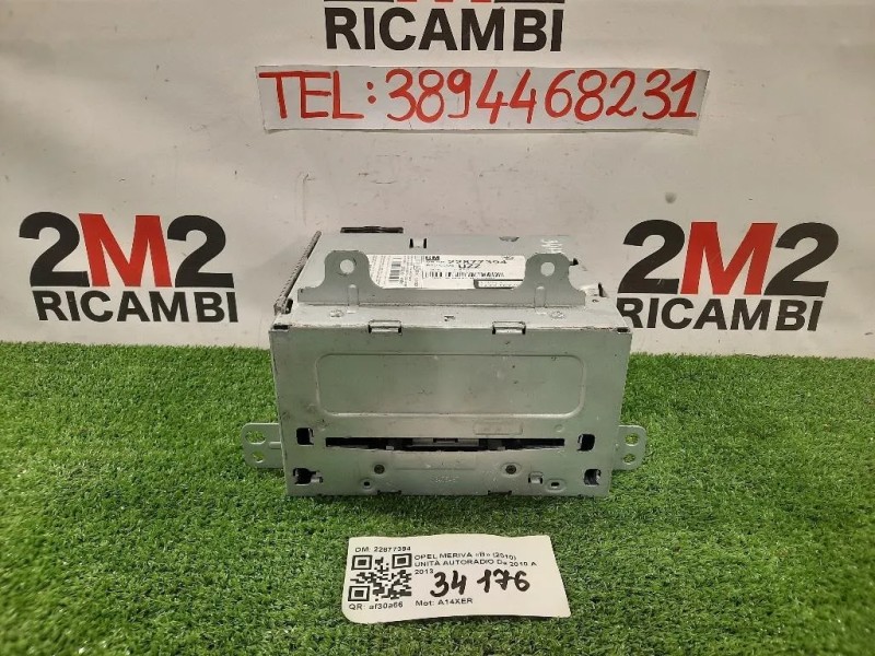 Unità Autoradio 22877394 Opel Meriva B 2010