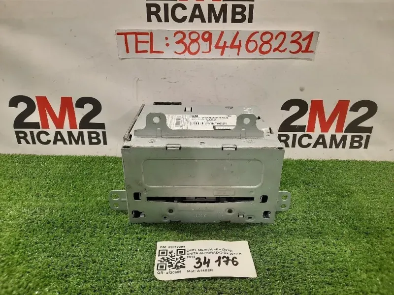 Unità Autoradio 22877394 Opel Meriva B 2010