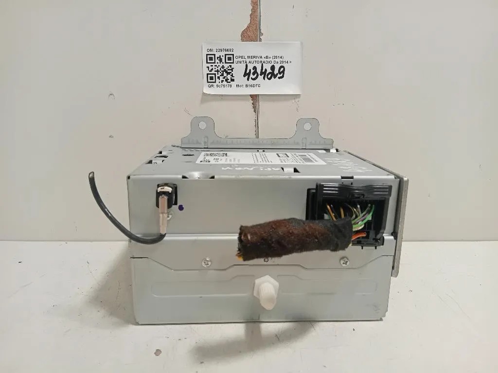 Unità Autoradio 22976602 Opel Meriva B 2014