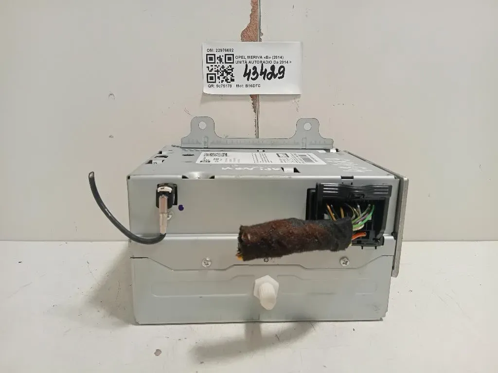 Unità Autoradio 22976602 Opel Meriva B 2014