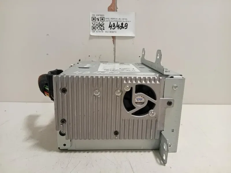 Unità Autoradio 22976602 Opel Meriva B 2014