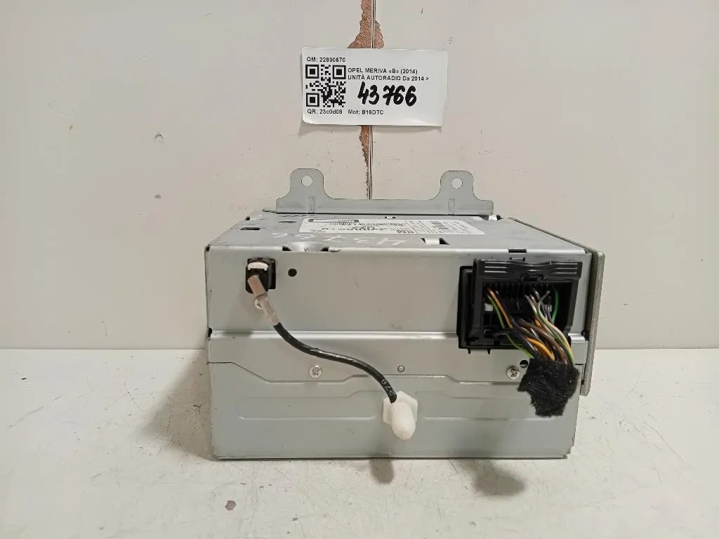 Unità Autoradio 22800670 Opel Meriva B 2014