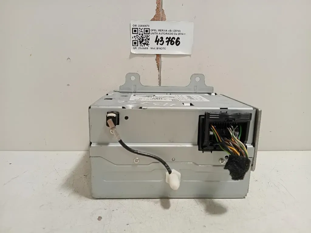 Unità Autoradio 22800670 Opel Meriva B 2014