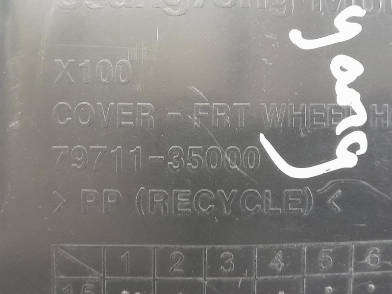 Parasassi Passaruota Interno ANT SX 79711-35000 Ssangyong Tivoli 2015