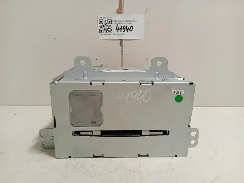Unità Autoradio 95371916 Opel Mokka 2013