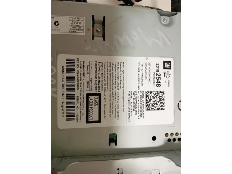 Unità Autoradio 23182548 Opel Mokka 2013