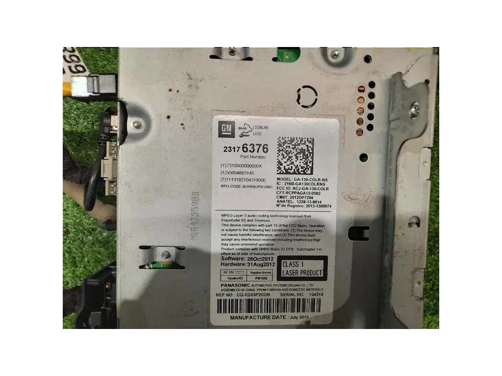 Unità Autoradio 95369363 Opel Mokka 2013