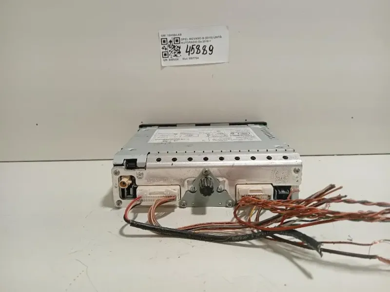 Unità Autoradio 18K884-AB Opel Movano B 2010