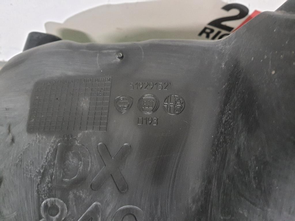 Parasassi Passaruota Interno POST DX 51929152 Lancia Ypsilon III 2011