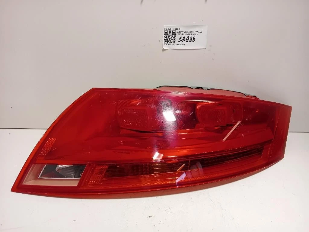 Fanale POST DX 8J0 945 096 B Audi TT 8J3 2010