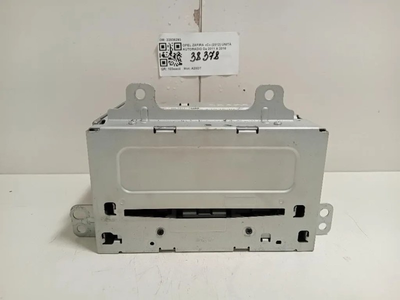 Unità Autoradio 22836293 Opel Zafira C 2012