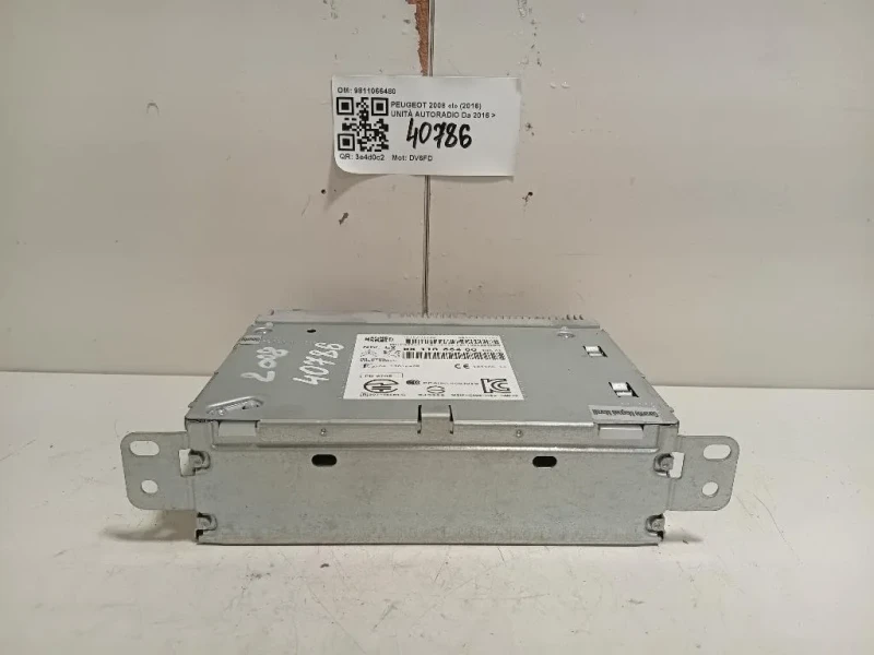 Unità Autoradio 9811066480 Peugeot 2008 I 2016