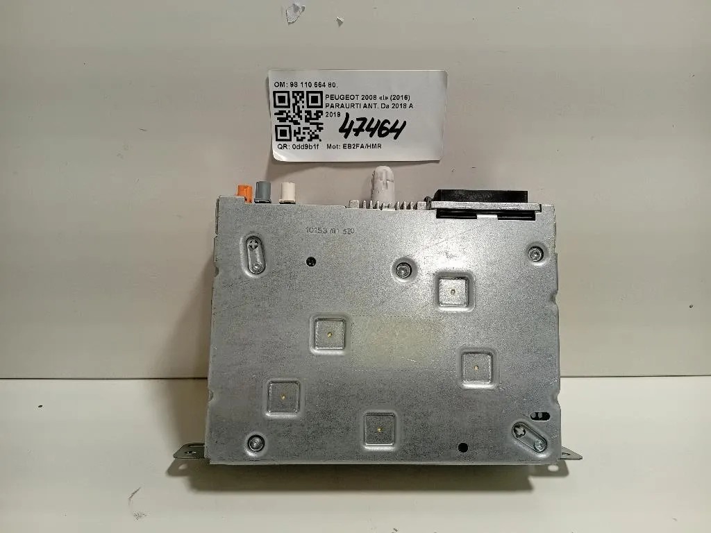 Unità Autoradio 98 110 664 80 Peugeot 2008 I 2016