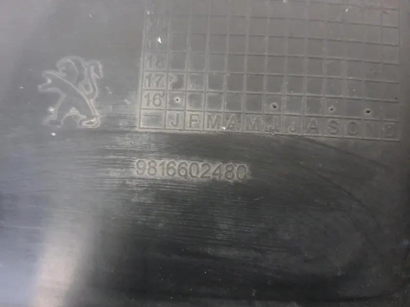 Parasassi Passaruota Interno POST DX 9816602480 Peugeot 5008 II 2017