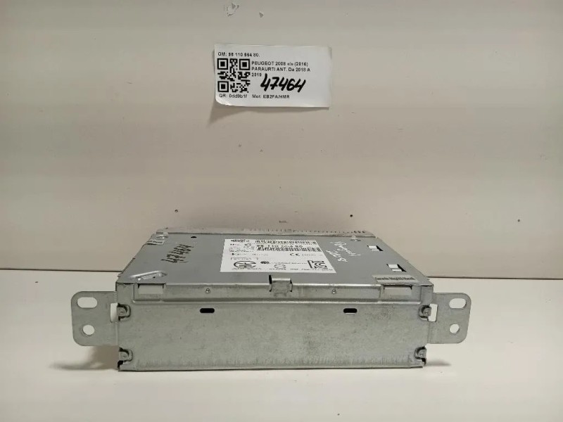 Unità Autoradio 98 110 664 80 Peugeot 2008 I 2016