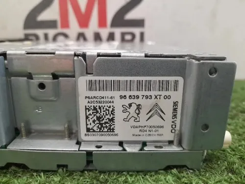 Unità Autoradio 96639793XT Peugeot 207 2006