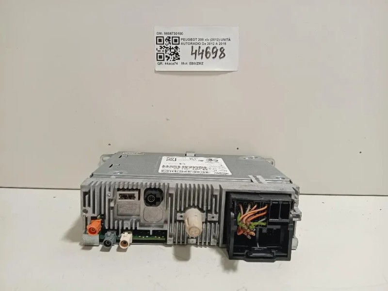 Unità Autoradio 9806730180 Peugeot 208 I 2012