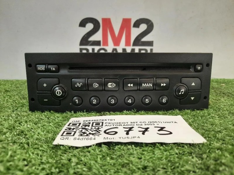Unità Autoradio 96545978XT01 Peugeot 307 CC 2001