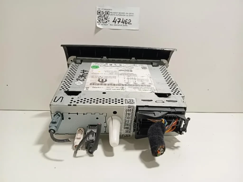 Unità Autoradio 07356443510 Peugeot Boxer III 2014