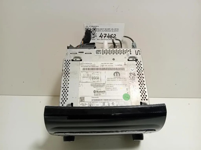 Unità Autoradio 07356443510 Peugeot Boxer III 2014