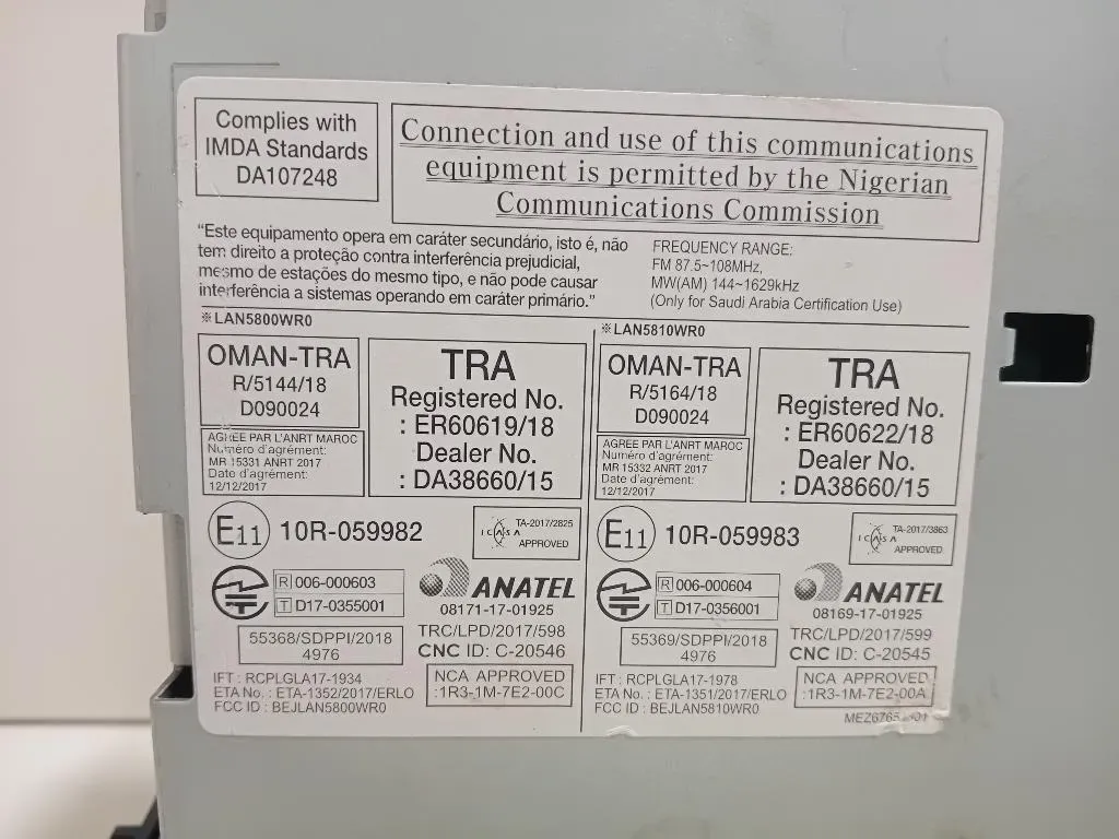 Unità Autoradio 281154484R Renault CLIO IV 2016