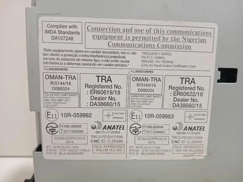 Unità Autoradio 281154484R Renault CLIO IV 2016