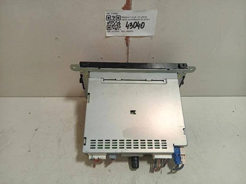 Unità Autoradio  Renault CLIO V 2019