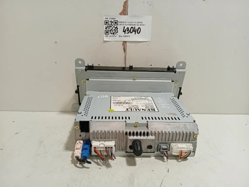 Unità Autoradio  Renault CLIO V 2019