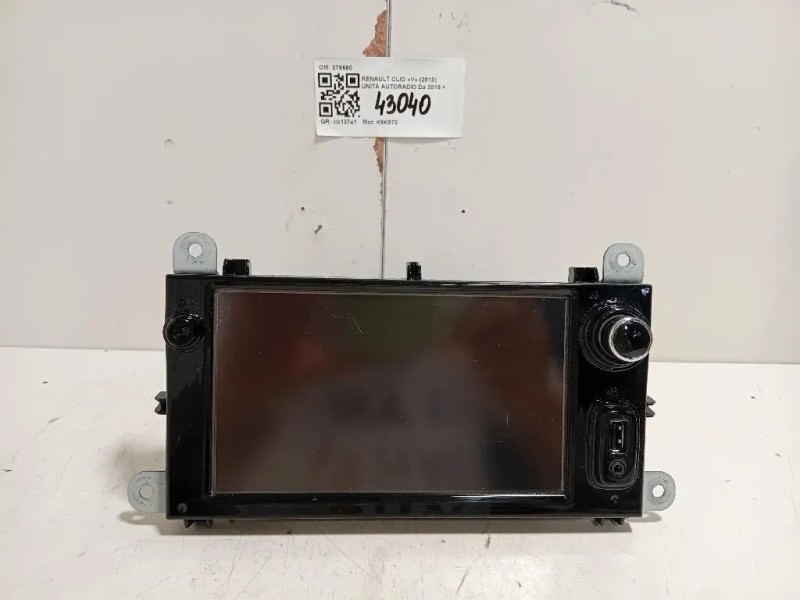 Unità Autoradio  Renault CLIO V 2019