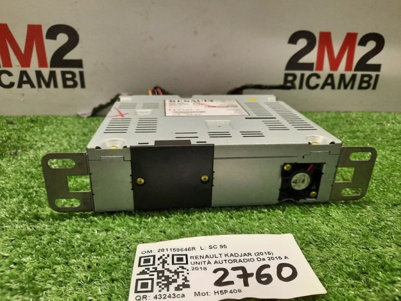 Unità Autoradio 281158851R Renault Kadjar 2015