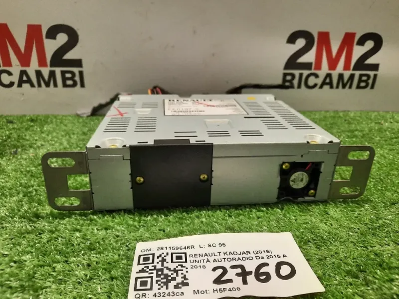 Unità Autoradio 281158851R Renault Kadjar 2015
