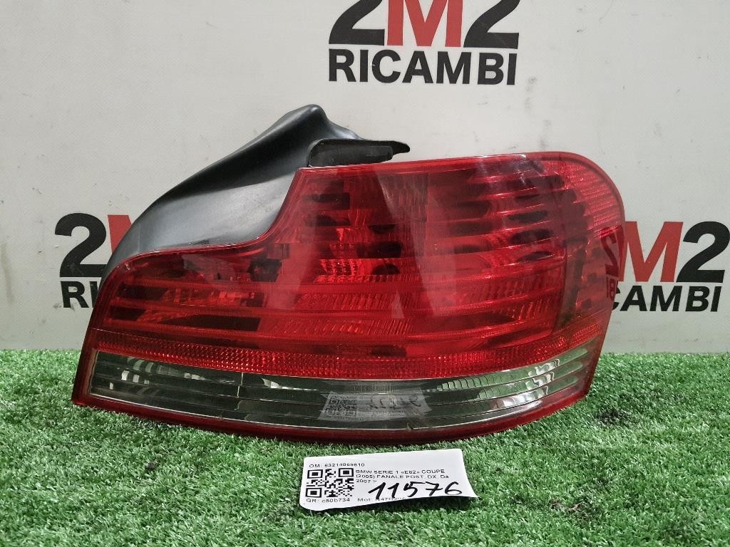 Fanale POST DX 63214869810 Bmw Serie 1 E82 Coupe 2005