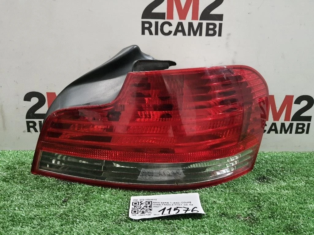 Fanale POST DX 63214869810 Bmw Serie 1 E82 Coupe 2005