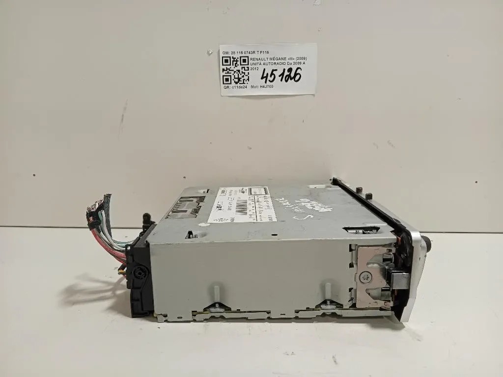 Unità Autoradio 28 115 0743R T F116 Renault Mégane III 2009
