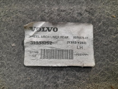 Parasassi Passaruota Interno POST SX 31333252 Volvo V60 I 2013