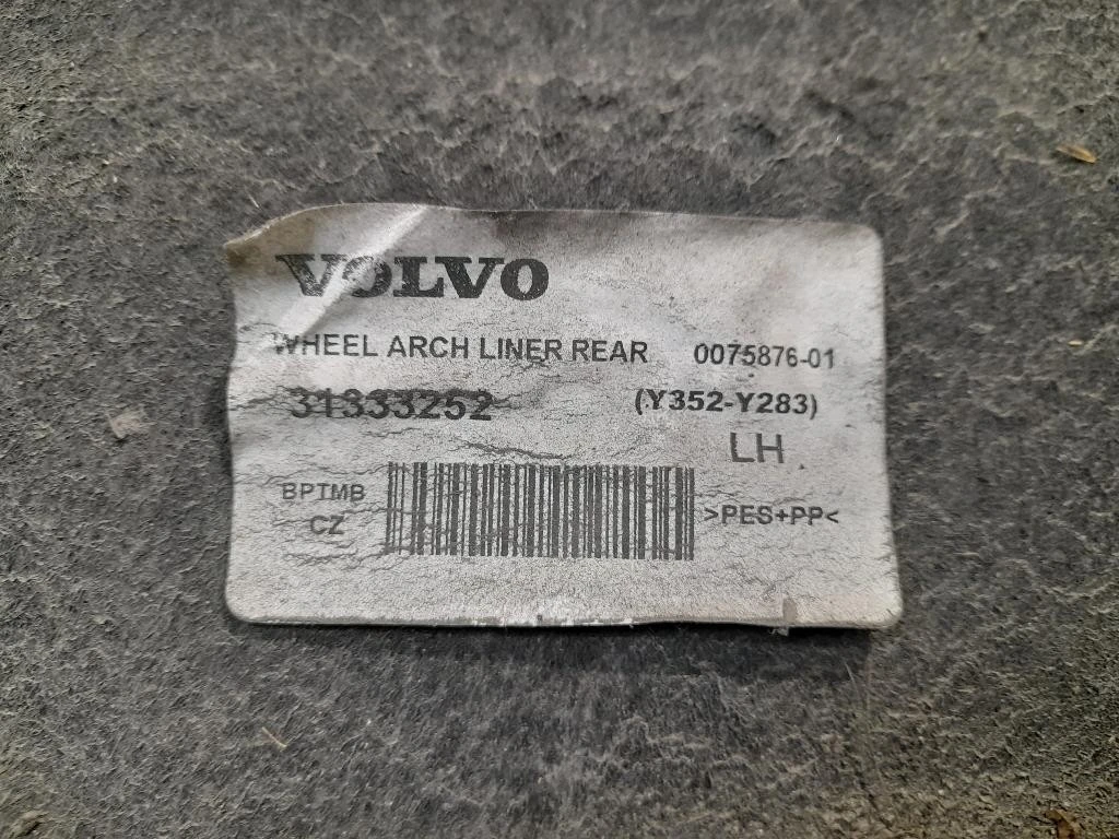 Parasassi Passaruota Interno POST SX 31333252 Volvo V60 I 2013