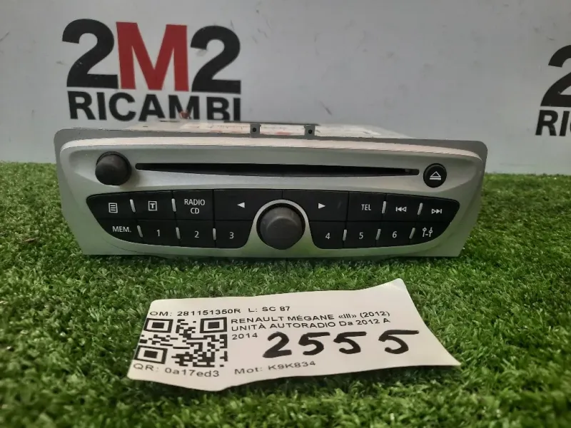 Unità Autoradio 281151350R Renault Mégane III 2012
