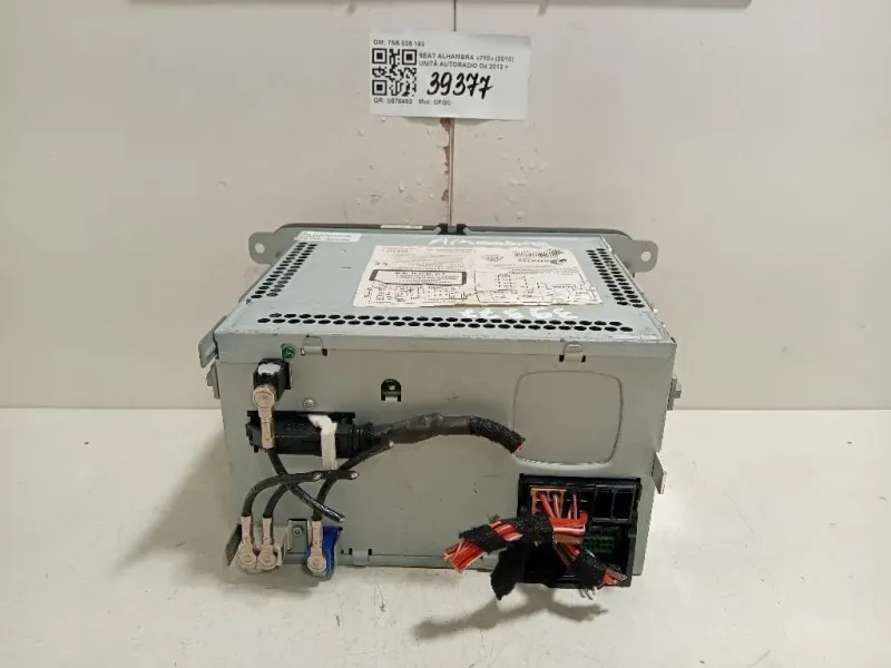 Unità Autoradio 7N5 035 192 Seat Alhambra 710 2010