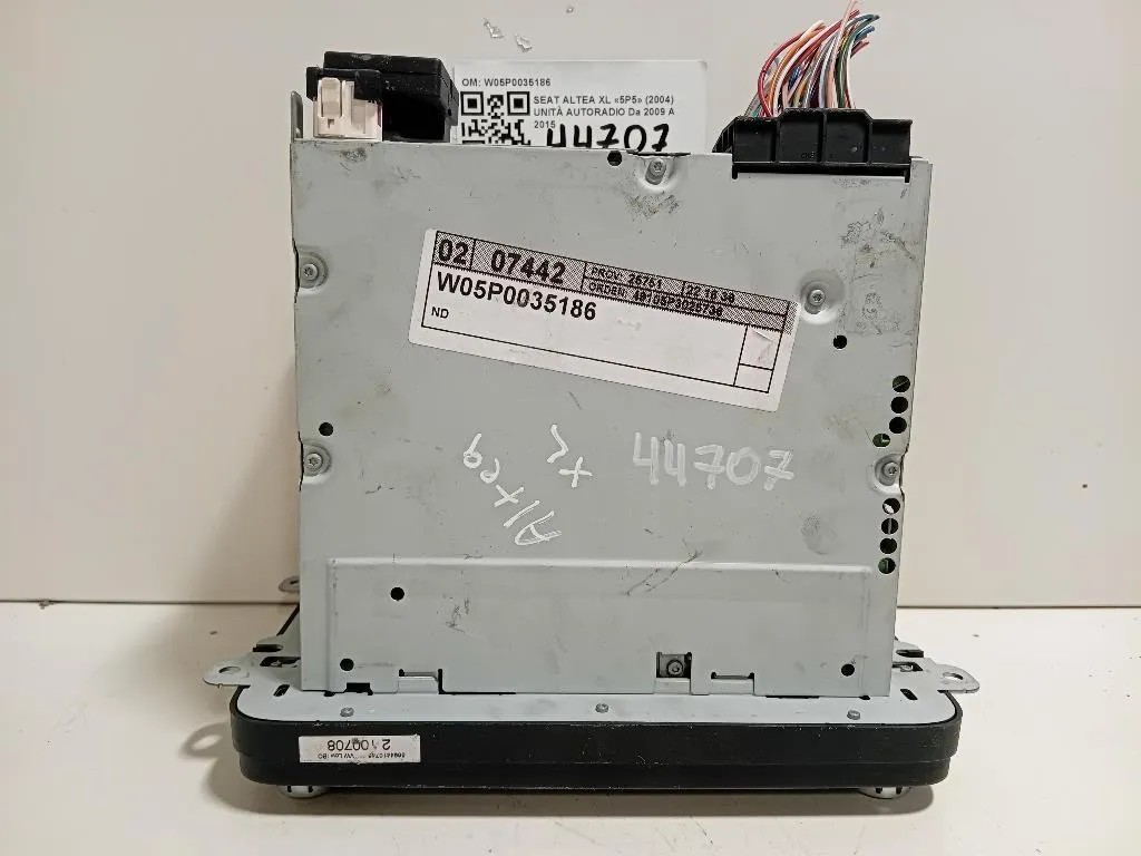 Unità Autoradio W05P0035186 Seat Altea XL 5P5 2004