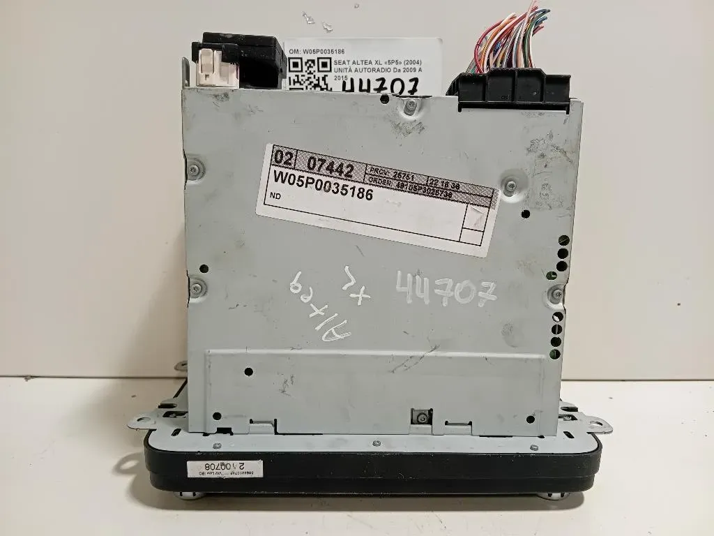 Unità Autoradio W05P0035186 Seat Altea XL 5P5 2004
