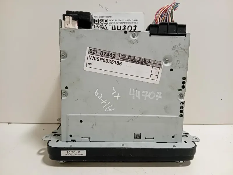 Unità Autoradio W05P0035186 Seat Altea XL 5P5 2004