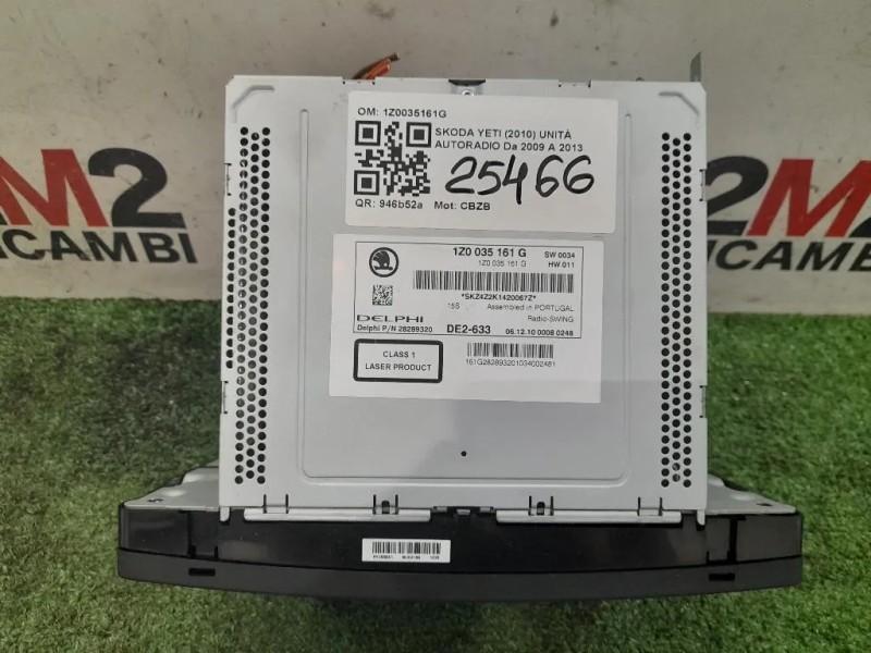 Unità Autoradio 1Z0035161G Skoda YETI 2010