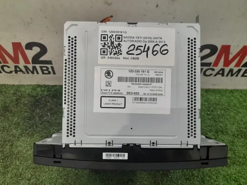 Unità Autoradio 1Z0035161G Skoda YETI 2010