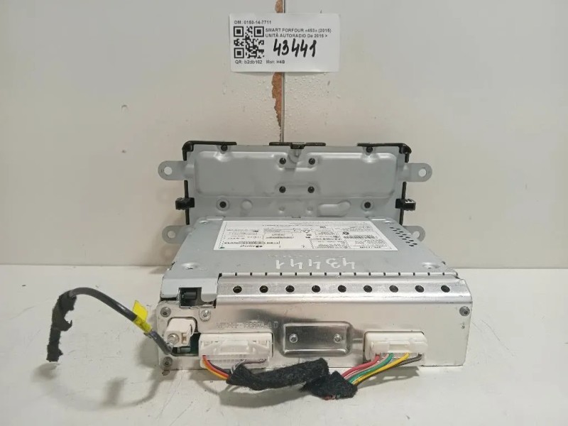 Unità Autoradio 0150-14-7711 Smart Forfour 453 2015