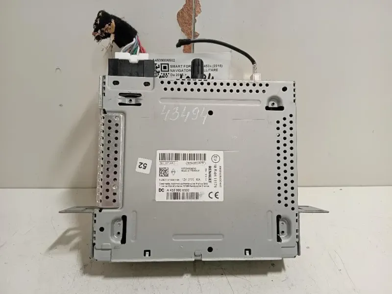 Unità Autoradio 106887 10 Smart Fortwo Cabrio 453 2015