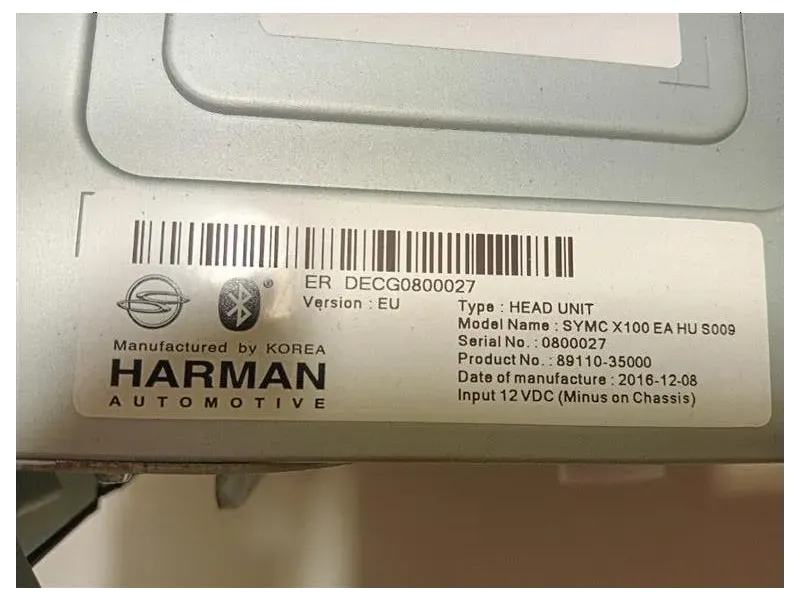 Unità Autoradio 89110-35000 Ssangyong Tivoli 2015