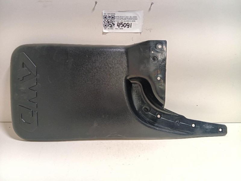Paraspruzzi Parafango POST DX MR109290 Mitsubishi L200 III 2006
