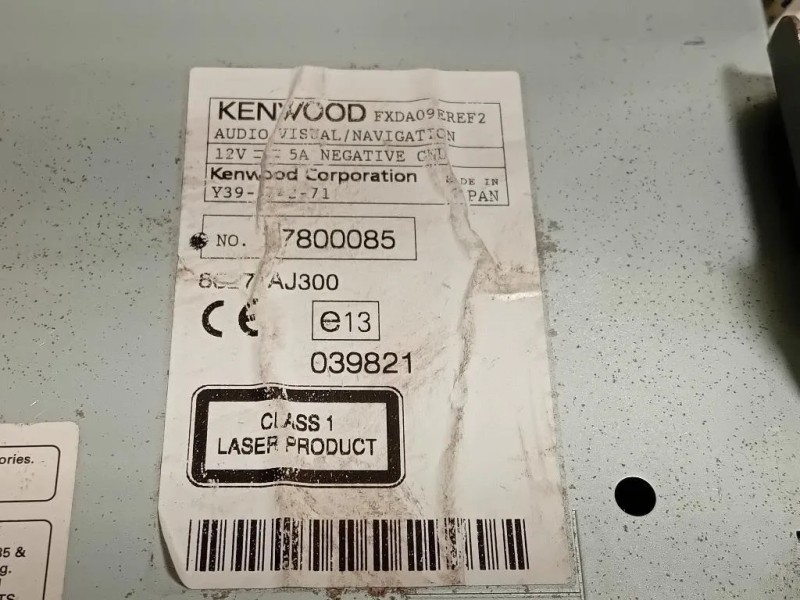 Unità Autoradio 86271AJ400 Subaru Outback III 2009