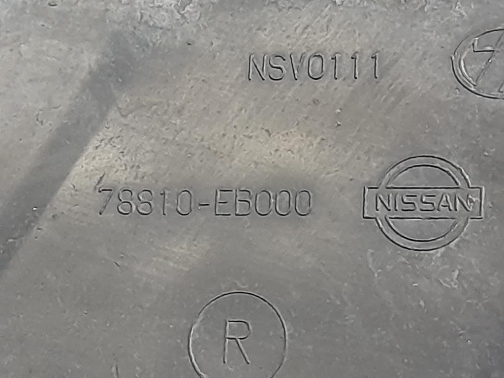 Paraspruzzi Parafango POST DX 78810-EB000 Nissan Navara 2010